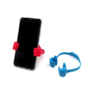 Thumb Shape Mobile Phone Stand Desktop Portable Plastic Multi Color For Home Office Study Use - Product Image 4