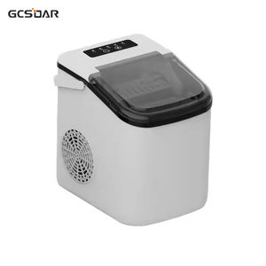 GCSOAR hogar/uso comercial manija de operación de un botón encimera portátil compacta máquina de hielo solar para el hogar de congelación rápida - Product Image 1