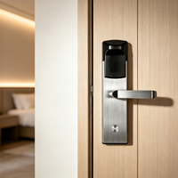 Sistema de Cerradura Electrónica para Hotel TT de Acero Inoxidable Personalizado, Cerradura de Puerta Electrónica sin Llave RFID para Hotel, Apartamento, Airbnb, Hostelería Comercial