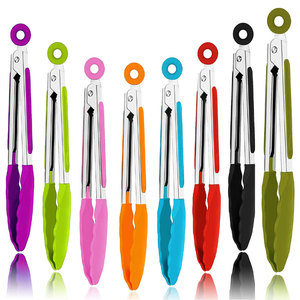 Yangjiang Fengrun Food Clips 7 Inch Nylon Heat Resistant Kitchen Grilling Steak Bread Clips Set Of 8 - Product Image 1