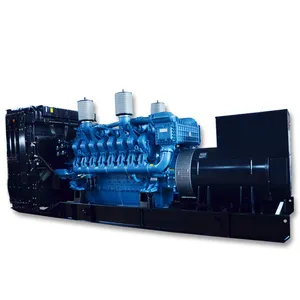 Groupe électrique diesel, 220 kva, 1800kw, refroidi à l'eau, avec moteur MTU par un générateur électrique ouvert/fin
