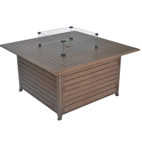 Fourniture directe d'usine de meubles de jardin de loisirs mobilier d'extérieur table de foyer de patio table d'extérieur à foyer de gaz