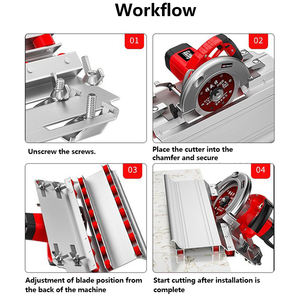 Universal 100-type portable 45 degrés <span class=keywords><strong>carrelage</strong></span> chamfering pour biselage précis et rapide - Product Image 5