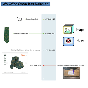 Cravatte da uomo personalizzabili con fenicottero in microfibra intrecciata, motivo <span class=keywords><strong>animale</strong></span> e paesaggistico - Product Image 6