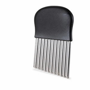 Cuchilla Ondulada para Cortar Patatas Fritas, Cortador de Verduras y Patatas Onduladas de Acero Inoxidable, Cuchillo Ondulado para Patatas Fritas, Rebanador de Patatas Fritas para Zanahorias y Cebollas - Product Image 1