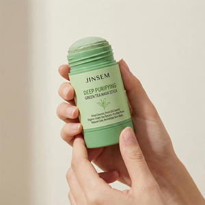 Mascarilla Facial en Barra de Té Verde de 40g, Mascarilla Facial en Barra de Lodo de Berenjena para Limpieza Profunda de Poros, Control de Grasa, Cuidado Facial Antioxidante - Product Image 2