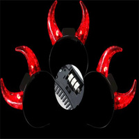 Bandeau lumineux LED en forme de cornes de diable pas cher, accessoires pour cheveux pour les fêtes d'Halloween