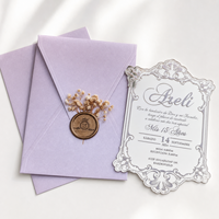 Forme découpée sur mesure en acrylique miroir doré, impression par transfert thermique avec dorure blanche, pour Noël et Quinceañera, fait main, violet