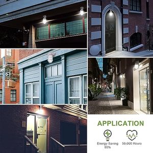 Pour UL certifié 6-Pack 21W 5000K LED lumière de pot de gelée étanche à la vapeur intérieur/extérieur Cage de sécurité Tunnel lumières Tunnel lumières - Product Image 3