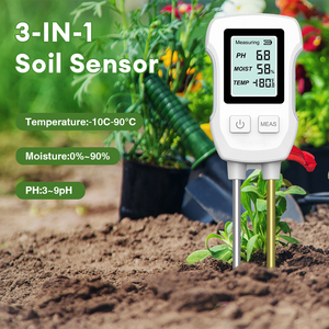Medidor de suelo de jardín profesional Mini Monitor de alta precisión para <span class=keywords><strong>PH</strong></span> Temperatura Humedad Hierba Flores Suelo Hecho de plástico - Product Image 3