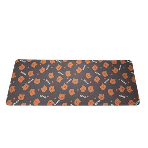 Modern PVC <strong>Kitchen</strong> Mat Set 2 PCS Cushioned Anti-Fatigue Non-Slip Rugs Absorbent <strong>Runner</strong> <strong>Washable</strong> <strong>for</strong> <strong>Kitchen</strong> Office &amp; Home - Product Image 2