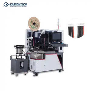 Automatic Electrical Wire Cable Cut Strip Crimping Twisting Tin Soldering Connector Inserting Machine