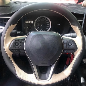 ฝาครอบพวงมาลัยรถยนต์ลายคาร์บอนไฟเบอร์ดีไซน์สวยสำหรับ Toyota Camry RAV4 - Product Image 4