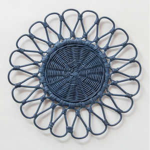 2025 Boho 13Inch Dệt Mây Tấm Sạc Làm Tay Bảng Trang Trí Dưới Tấm Placemat Sạc Cho Đám Cưới Tổ Chức Sự Kiện Cho Thuê - Product Image 2