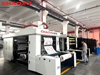 Machine d'impression flexographique automatique 4 couleurs de type empilable CX, fabriquée en Chine, pour sacs en papier et en plastique