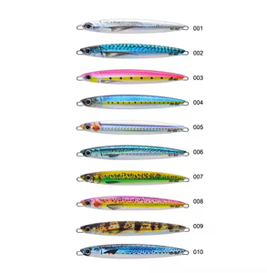 Mồi câu giả kim loại phát sáng in UV 3D 40g/60g/80g/100g mô phỏng cá, mồi jig thả chậm, câu jigging - Product Image 6