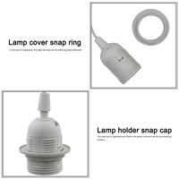 1.8M longueur de ligne E27 douille de lampe à LED a250V 4A 303 adaptateur de support de lampe marche/arrêt pour support de douille de Suspension de lumière LED