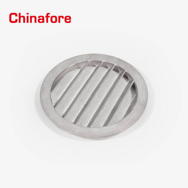 Modern Stainless Steel Aluminum Exhaust Grille Louvered Air Vent Screen Mesh External Wall Dryer Duct Cover Flap Warehouse Easy