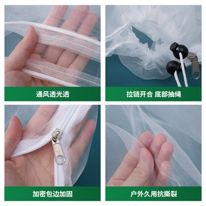 Filet anti-insectes blanc anti-UV pour le contrôle des ravageurs, idéal pour la culture de fruits et légumes en jardin, durée de vie de 3 ans, fabriqué en Chine - Product Image 2
