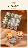 Bougie parfumée de luxe avec logo personnalisé, 100% cire de soja naturelle, pot en métal, respectueuse de l'environnement, pour la décoration de la maison, cadeaux de Noël et du Nouvel An