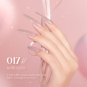 GULAURI Venta caliente Gel de esmalte profesional Buena calidad Nail Art 3 colores Gel Pink <span class=keywords><strong>Pastel</strong></span> Gel intermitente - Product Image 4