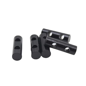 Encendedor de fuego de magnesio para supervivencia al aire libre, 8x26 mm, doble orificio, negro, para camping - Product Image 2