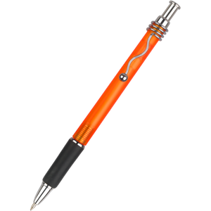 Artículo de bolígrafo promocional Longorgeous UK Market-Bolígrafo de clip ondulado de metal Frosty Barrel con goma TPR suave - Product Image 6