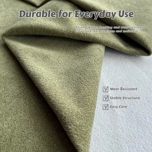 Tapicería para Muebles, Textil para el Hogar, Tela de Terciopelo Holandés 100% Poliéster, Felpa Corta, Color Sólido, para Fundas de Sofá de Sala de Estar - Product Image 3