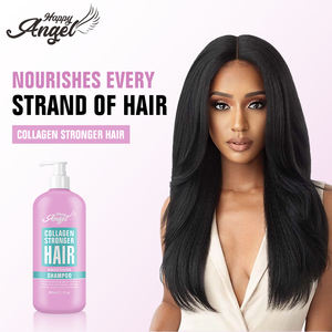 <strong>Happy</strong> Angel Home Use Hair Straightening Keratin Kit Brazil Keratin After Daily Care <strong>Natural</strong> Hair <strong>Shampoo</strong> and Conditioner - Product Image 5