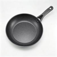 Poêle à frire en aluminium noir de 18cm avec revêtement en céramique antiadhésif