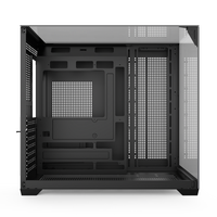 Boîtier d'ordinateur ATX, 3 côtés en verre trempé, cabinet de jeu, GPU jusqu'à 400 mm