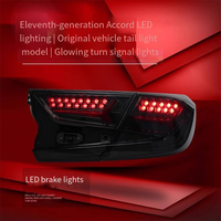 Feux arrière Veidt pour Honda Accord 10e génération, style avion, avec feux de jour LED et clignotants séquentiels