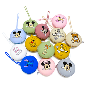 <span class=keywords><strong>Bolsa</strong></span> de Silicona <span class=keywords><strong>para</strong></span> Chupetes de Bebé con Diseño Nuevo, Portátil, Libre de BPA, Personalizada con Dibujos Animados - Product Image 4