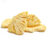 Gedroogde hele ananas zoete smaak 500g knapperig fruit voor sap/bakkerij/snacks/poeder groothandel 0 suiker 0 vet 0 toevoegingen