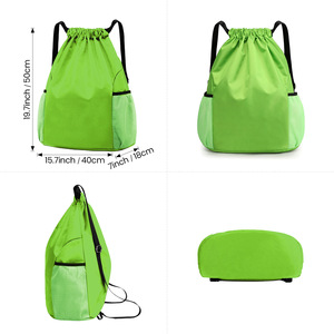 Drawstring Backpack 50x40x18cm Large Capacity Oxford Cloth Sports Training Bag For Basketball Travel Storage - Product Image 1