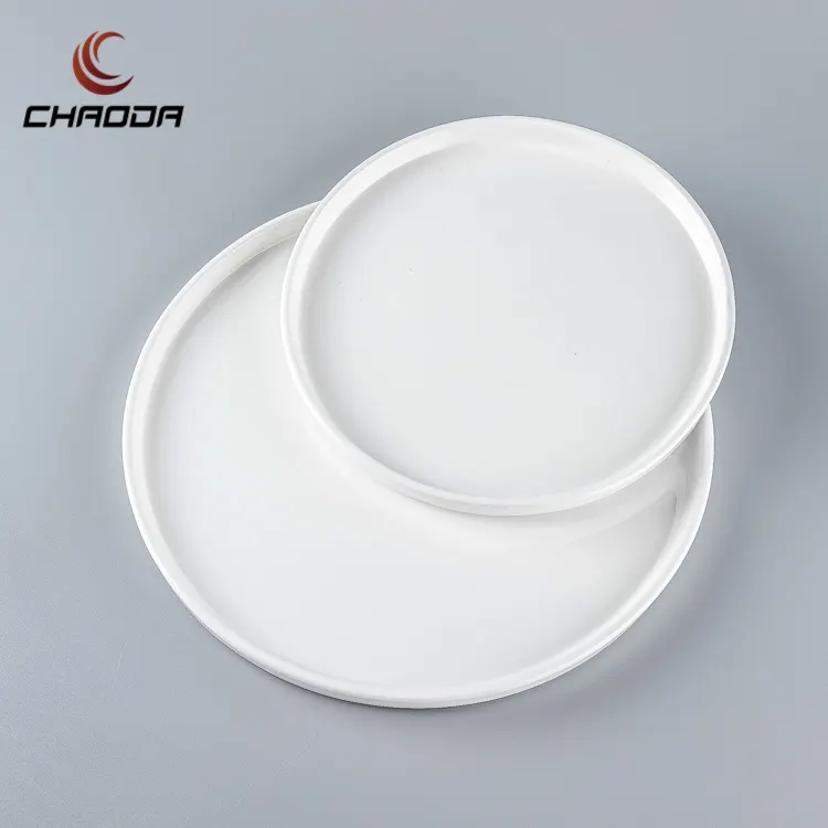 CHAODA Ceramics Charge Plates Porcelain Dinnerware Set Ceramic Decorative Plates Serving Dishes