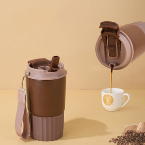 Taza de Café de Acero Inoxidable de 480 ml con Cordón para Llevar, Taza Térmica de Doble Pared, Regalo Promocional Corporativo Personalizado al por Mayor - Product Image 2