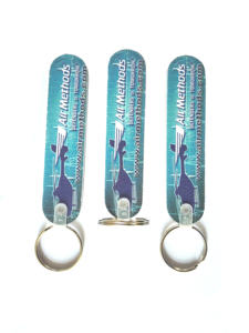 240 Grit kum her iki tarafta ekran baskılı veya tam renkli logo salonu ile basılmış tırnak törpüsü EVA zımpara kurulu ile anahtarlık - Product Image 3