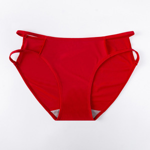 Braguitas de algodón puro para mujer, de punto, de cintura media, de seda helada, sin costuras, transpirables, de talle bajo, tipo bikini, sexys, ecológicas, talla grande - Product Image 4