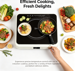 Table de cuisson à induction hybride 1800W à bouton tactile, plaque vitrocéramique durable de qualité A pour les familles africaines et les petits vendeurs de nourriture (<span class=keywords><strong>vente</strong></span> en gros) - Product Image 1