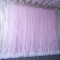 Kain Tirai Latar Belakang Pernikahan Ganda Super Fairy Stage Cloth Salon Kecantikan Tata Letak Ruangan Ulang Tahun Pernikahan Cantik Cina