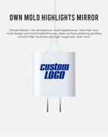 Chargeur mural USB-C 30W PD à charge rapide avec câble Type-C pour MacBook Air 2020, logo original USA