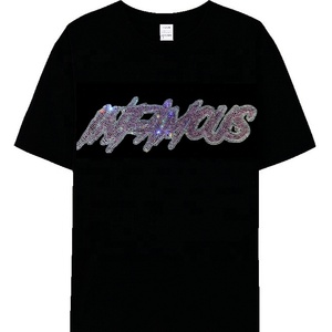 Lettres en strass faites à la main par un fabricant chinois, motifs en strass thermocollants, lettres en strass brillantes - Product Image 1