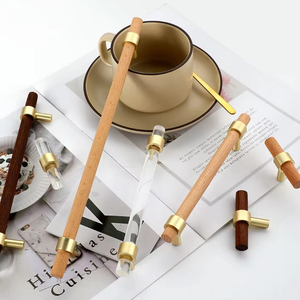 Jaya Gỗ Tủ Xử Lý Vàng Brass Tủ Phần Cứng Rõ Ràng Ngăn Kéo Kéo/Rõ Ràng Tủ Kéo Cho Đồ Nội Thất Nhà Bếp Tay Nắm Cửa - Product Image 3