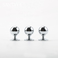 Poignées en laiton doré PVD Santaya pour armoires de cuisine, boutons de tiroir de chambre à coucher, poignées de meubles en forme de boule