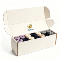 Boîte d'expédition en carton écologique avec logo personnalisé, finition mate et doublure en éponge pour l'emballage de vêtements, cadeaux et e-commerce