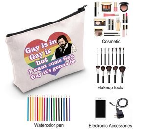 Arco Iris orgullo Arco Iris cremallera monedero cartera LGBTQ orgullo bandera plana cremallera <span class=keywords><strong>bolsa</strong></span> maquillaje <span class=keywords><strong>bolsa</strong></span> - Product Image 4