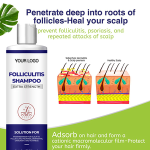 Shampoo anti-chute de cheveux biologique à la vitamine B2, formule nourrissante et rafraîchissante pour prévenir la perte de cheveux - Product Image 1