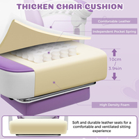 Cadeaux de Noël, chaise de jeu mignonne, chaises de bureau ergonomiques pour adultes avec repose-pieds