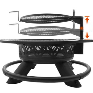 Estufa de <span class=keywords><strong>Leña</strong></span> para Exteriores de Hierro Fundido con Parrilla para Entretenimiento al Aire Libre - Product Image 3